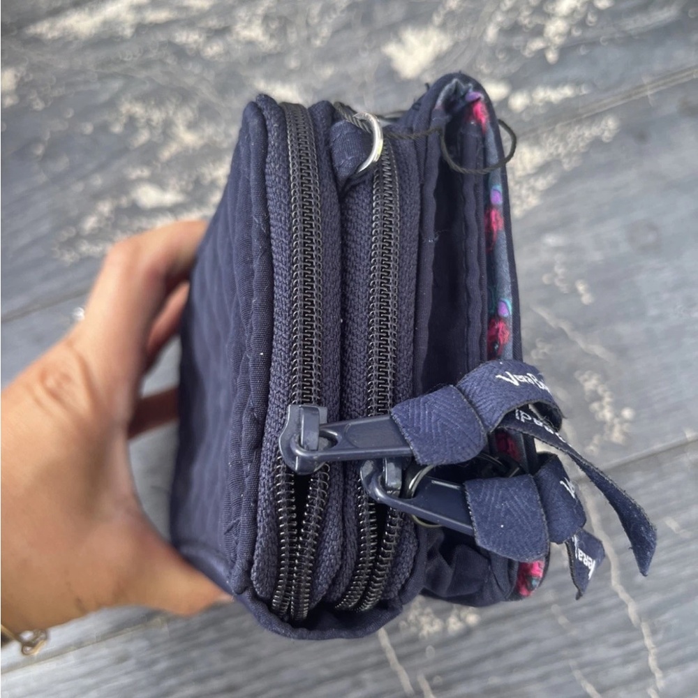 Vera Bradley Dark Blue Wallet Bag - Picture 2 of 6